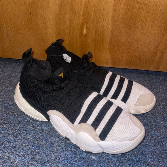 Adidas Black and White Sneakers - Picture 1 of 5